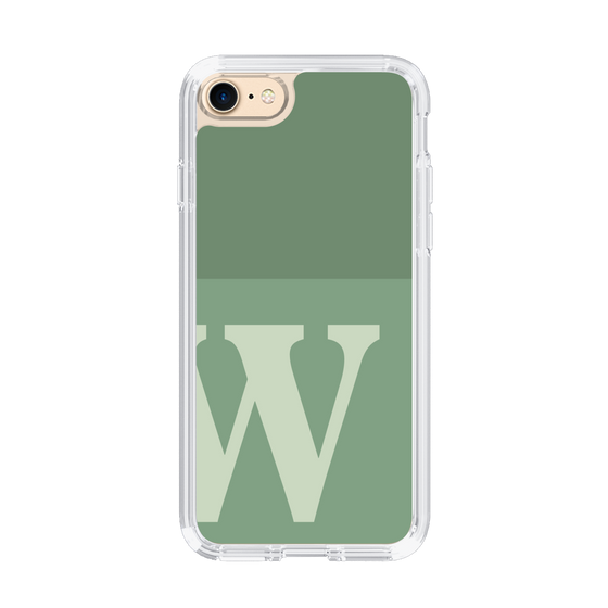 Slim Protection Case［ Original - initial two tone - W green ］