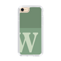 Slim Protection Case［ Original - initial two tone - W green ］