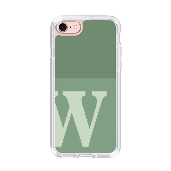 Slim Protection Case［ Original - initial two tone - W green ］