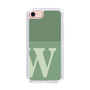 Slim Protection Case［ Original - initial two tone - W green ］
