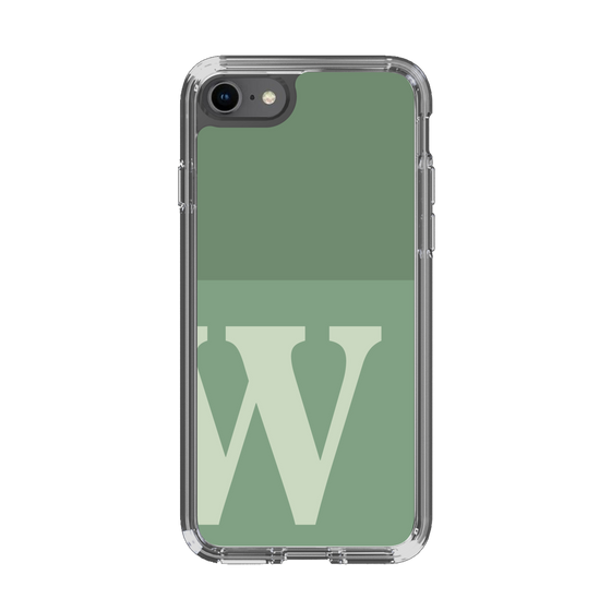 Slim Protection Case［ Original - initial two tone - W green ］