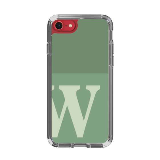 Slim Protection Case［ Original - initial two tone - W green ］