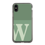 Slim Protection Case［ Original - initial two tone - W green ］
