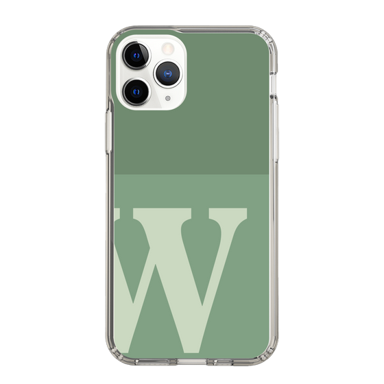 Slim Protection Case［ Original - initial two tone - W green ］
