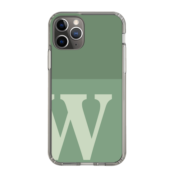 Slim Protection Case［ Original - initial two tone - W green ］