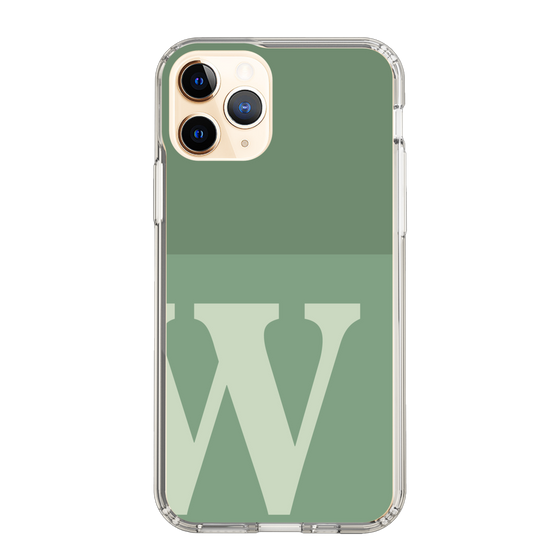Slim Protection Case［ Original - initial two tone - W green ］