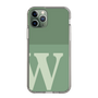 Slim Protection Case［ Original - initial two tone - W green ］