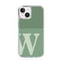 Slim Protection Case［ Original - initial two tone - W green ］
