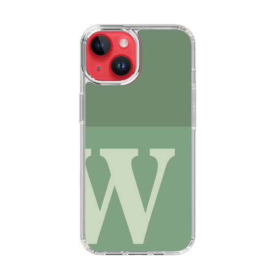Slim Protection Case［ Original - initial two tone - W green ］