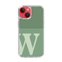 Slim Protection Case［ Original - initial two tone - W green ］