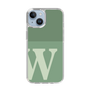 Slim Protection Case［ Original - initial two tone - W green ］