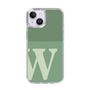 Slim Protection Case［ Original - initial two tone - W green ］