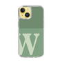 Slim Protection Case［ Original - initial two tone - W green ］