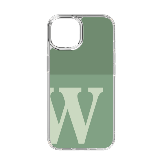 Slim Protection Case［ Original - initial two tone - W green ］