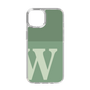 Slim Protection Case［ Original - initial two tone - W green ］