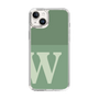 Slim Protection Case［ Original - initial two tone - W green ］