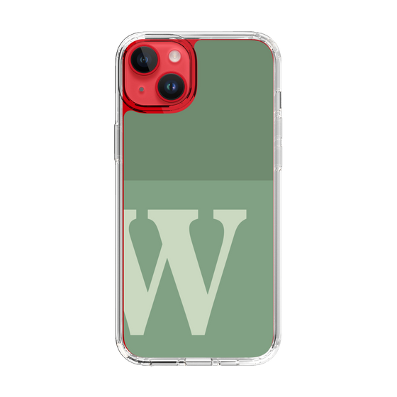 Slim Protection Case［ Original - initial two tone - W green ］