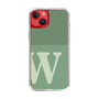 Slim Protection Case［ Original - initial two tone - W green ］
