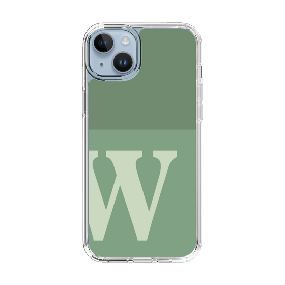 Slim Protection Case［ Original - initial two tone - W green ］