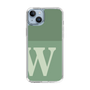 Slim Protection Case［ Original - initial two tone - W green ］