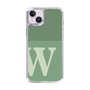 Slim Protection Case［ Original - initial two tone - W green ］