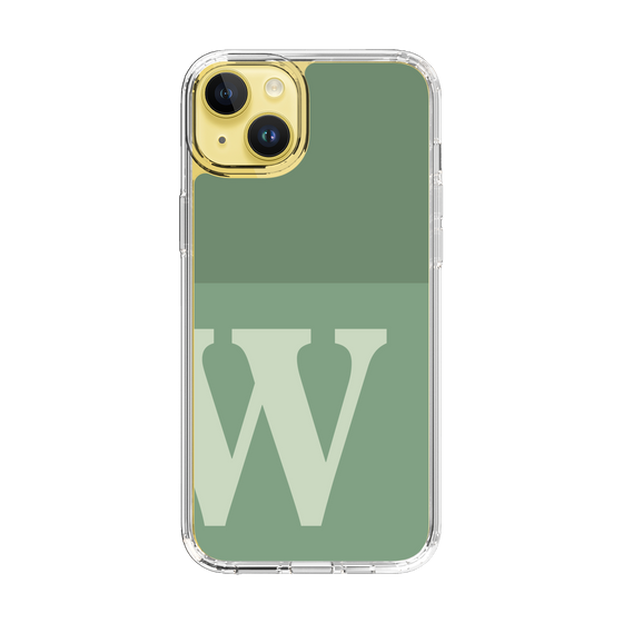 Slim Protection Case［ Original - initial two tone - W green ］