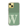 Slim Protection Case［ Original - initial two tone - W green ］