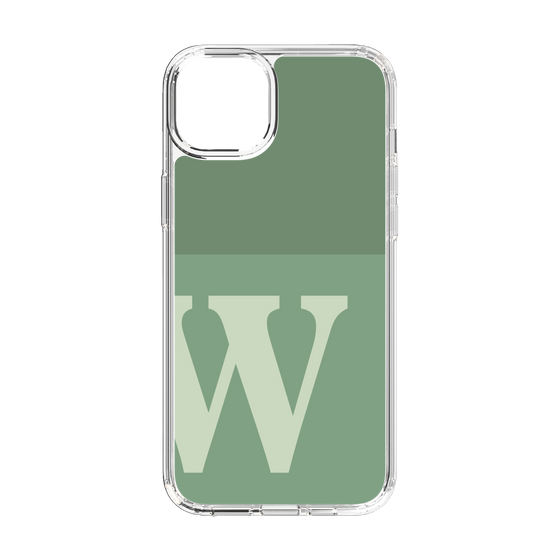 Slim Protection Case［ Original - initial two tone - W green ］