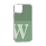 Slim Protection Case［ Original - initial two tone - W green ］
