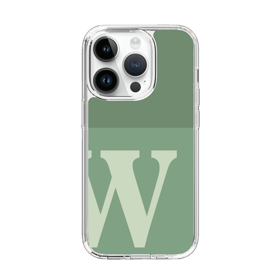 Slim Protection Case［ Original - initial two tone - W green ］