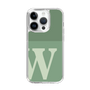 Slim Protection Case［ Original - initial two tone - W green ］