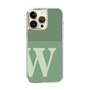 Slim Protection Case［ Original - initial two tone - W green ］
