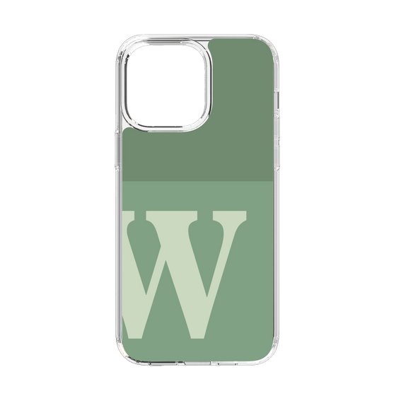 Slim Protection Case［ Original - initial two tone - W green ］