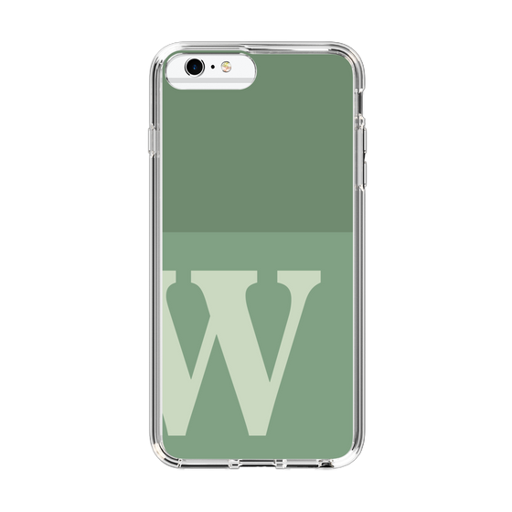 Slim Protection Case［ Original - initial two tone - W green ］