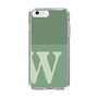 Slim Protection Case［ Original - initial two tone - W green ］