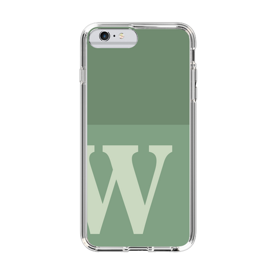 Slim Protection Case［ Original - initial two tone - W green ］