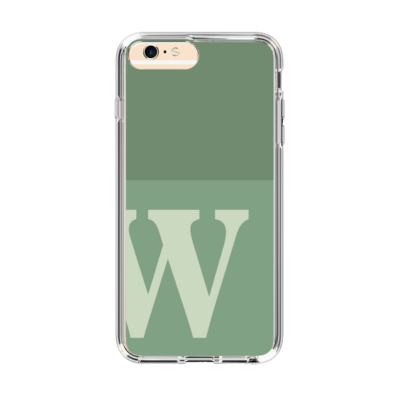 Slim Protection Case［ Original - initial two tone - W green ］
