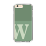 Slim Protection Case［ Original - initial two tone - W green ］