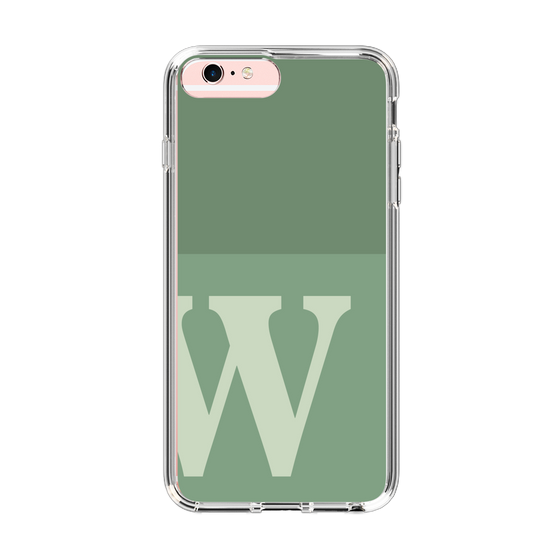 Slim Protection Case［ Original - initial two tone - W green ］