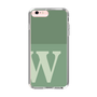 Slim Protection Case［ Original - initial two tone - W green ］
