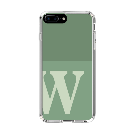 Slim Protection Case［ Original - initial two tone - W green ］