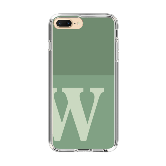 Slim Protection Case［ Original - initial two tone - W green ］