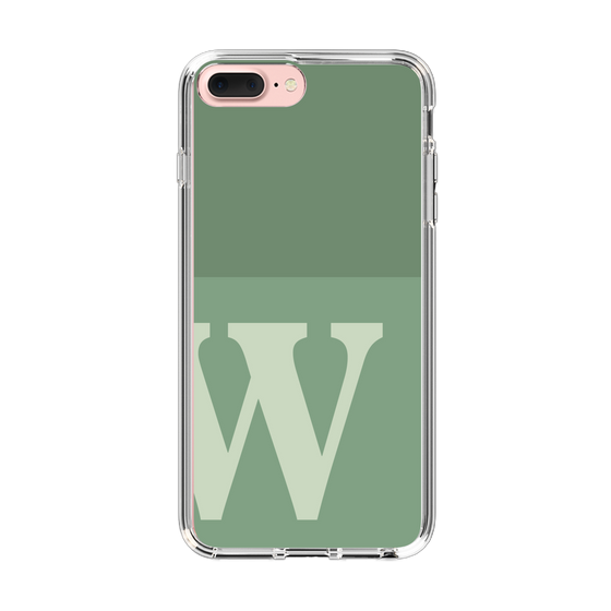 Slim Protection Case［ Original - initial two tone - W green ］