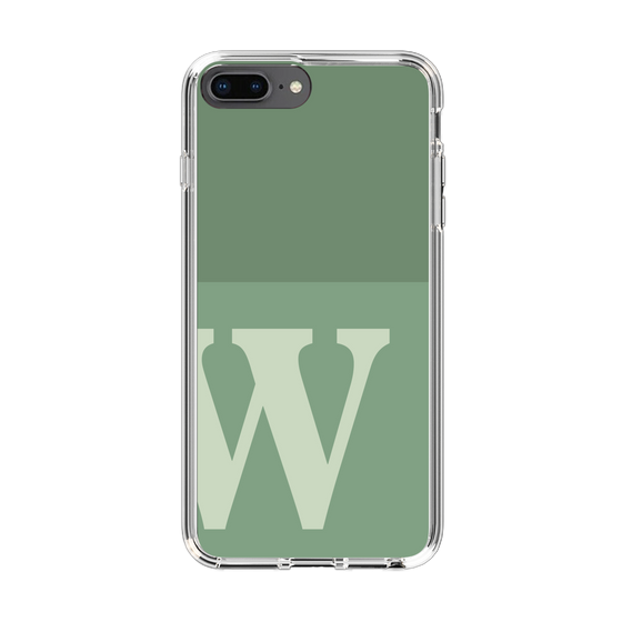 Slim Protection Case［ Original - initial two tone - W green ］