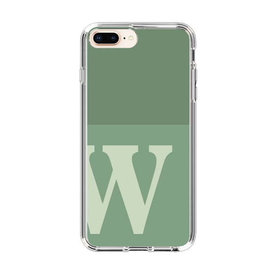 Slim Protection Case［ Original - initial two tone - W green ］
