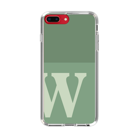 Slim Protection Case［ Original - initial two tone - W green ］