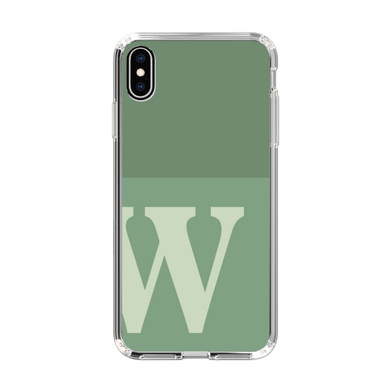 Slim Protection Case［ Original - initial two tone - W green ］