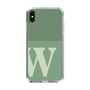Slim Protection Case［ Original - initial two tone - W green ］