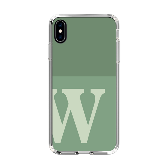 Slim Protection Case［ Original - initial two tone - W green ］