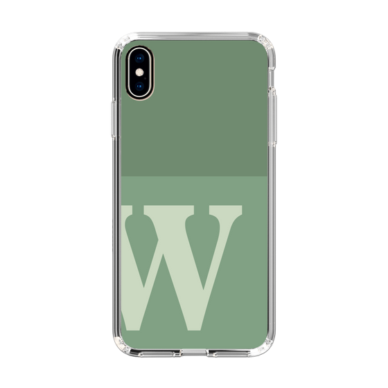 Slim Protection Case［ Original - initial two tone - W green ］